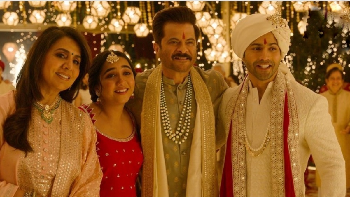 Varun Dhawan and Kiara Advani look adorable as bride and groom 