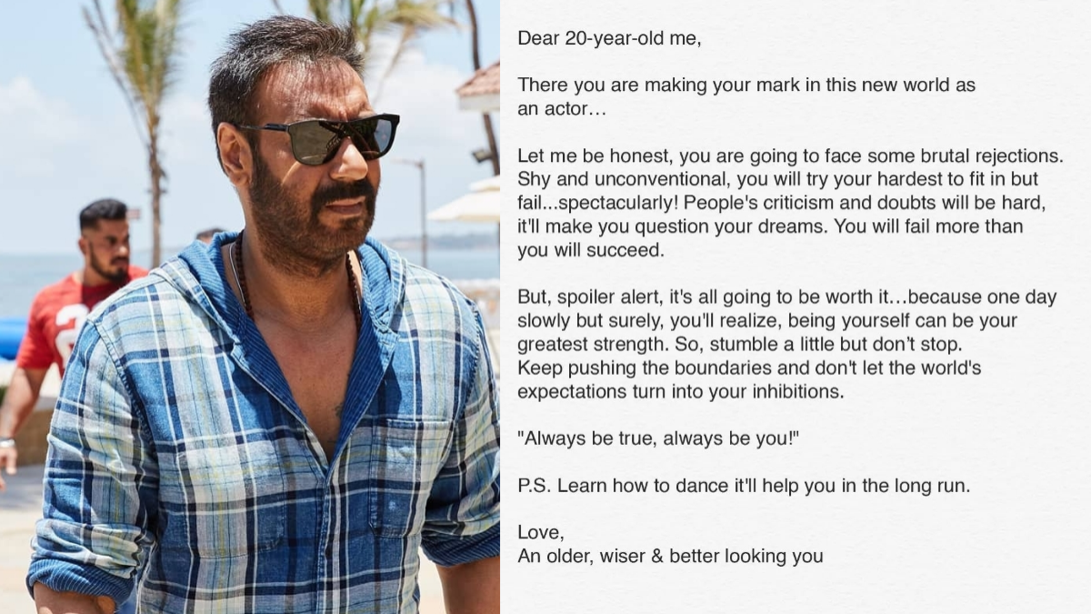 Ajay Devgan pens an open letter for his 20 year old self