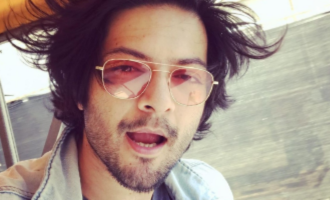 Ali Fazal shares pics with co-star Gerard Butler while holding a giant egg