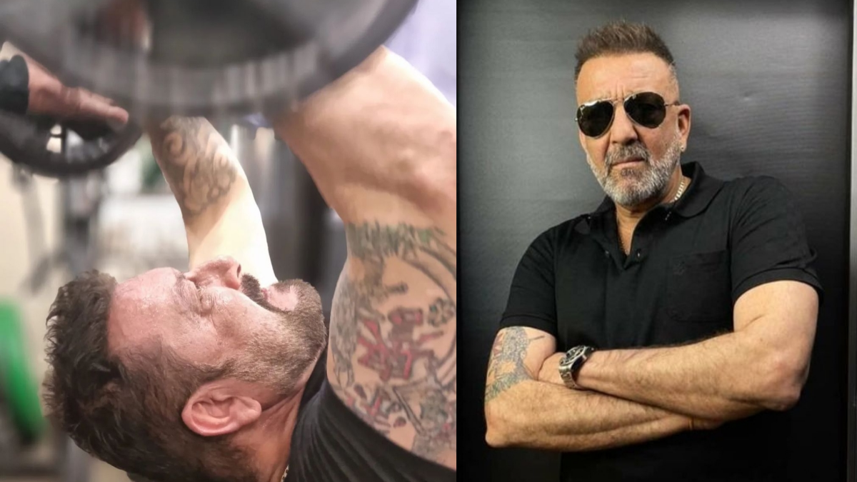 Sanjay Dutt is delighted to be back in the gym