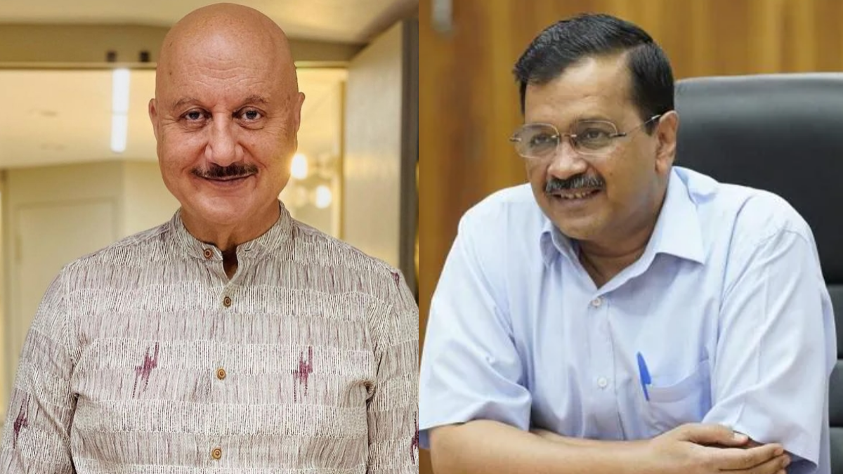 Anupam Kher compares Arvind Kejriwal with an uneducated person 
