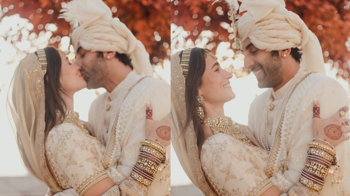 Ranbir and Alia are finally married. Check out their wedding pics 