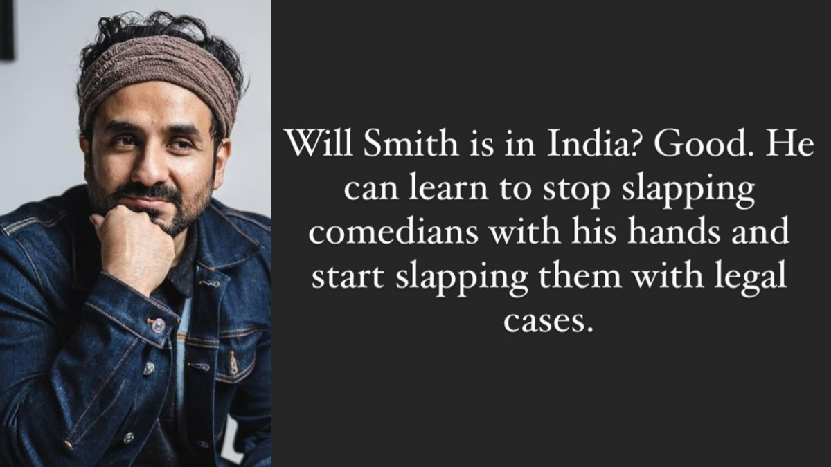 Vir Das jokes about Will Smiths visit to India 