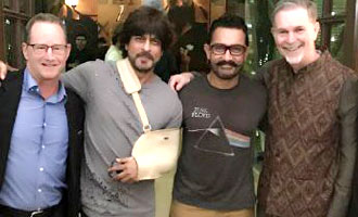 SRK & Aamir Khan meets Netflix CEO: IN PIC