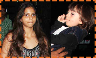 Snapped: Adorable AbRam & Suhana Khan caught at airport