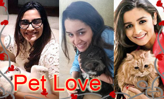 Bollywood Beauties & Their Pet Love