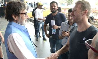 Big B gets to know Coldplay intimately