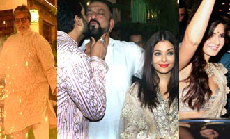Stars Sparkle at Bachchans' Diwali Party