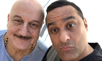Anupam Kher thanks Russell Peters