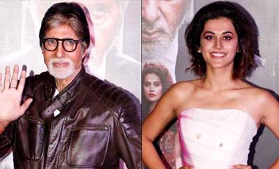 Big B impressed with Taapsee's intense scenes in 'Pink'