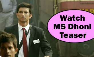 MS Dhoni's Teaser is Out! Sushant Singh Rajput is Splendid in it