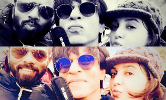 SRK & Kajol shoot romantic song for 'Dilwale' in Iceland