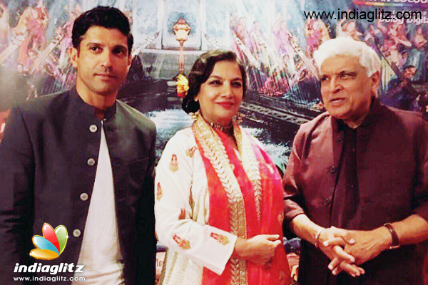 Farhan Akhtar: Privilege to share stage with father, Shabana