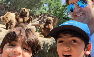 OH GHOSH! Hrithik Roshan & sons almost got lost during Africa trip