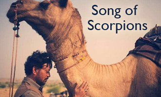 Irrfan Khan on sets of 'Song of Scorpions'