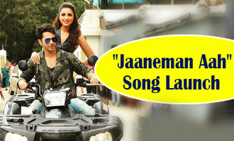Varun Dhawan & Parineeti Chopra launch 'Jaaneman Aah' song in grand way: SEE PICS!