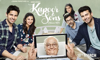 'Kapoor & Sons' trailer shows all feelings of a family: Watch Now