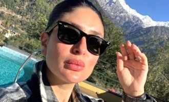 Kareena Kapoor flaunts her baby bump in the latest Instagram post.