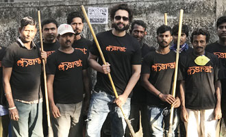Jackky Bhagnani's 'Kasrat' On Cleanliness Drive in Mumba