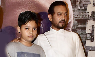 Irrfan Khan unveiled 'Madaari' trailer along with his son!