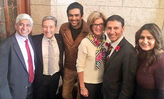 R. Madhavan visits Canadian parliament
