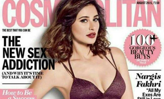 Hot & Sexy Nargis Fakhri on Cosmopolitan Cover