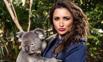 Parineeti cuddles a koala in Australia