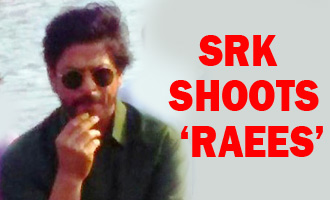 Shah Rukh Khan on sets of 'Raees': In Pics