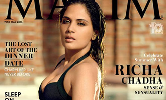 Richa Chadha super SEXY on Maxim Cover!