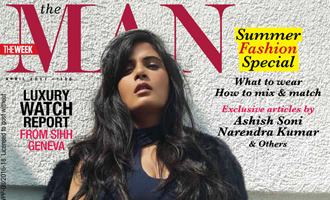 SIZZLER: Richa in swimsuit raises heat on The Man cover
