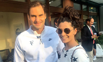 When Saiyami Kher met Roger Federer
