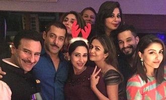 Salman Khan enjoys Christmas party with Kareena, Karisma & Saif: IN PICS
