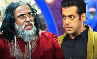 OMG! Salman Khan slapped by Swami Omji!???