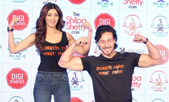 Tiger Shroff at Launch of Shilpa Shetty's Wellness Series