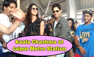 DEKHO! Sidharth, Katrina rock Jaipur Metro Station!
