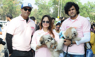 Smita Thackeray, ​Sankalp Sharma attend Dog March