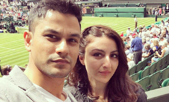 Kunal Khemu and Soha Ali Khan clicked at Wimbledon