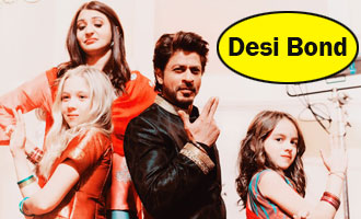 CHECKOUT SRK as 'Desi Bond'