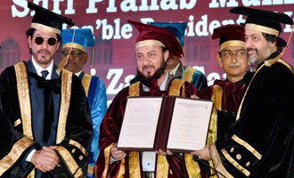 SRK receives honorary doctorate