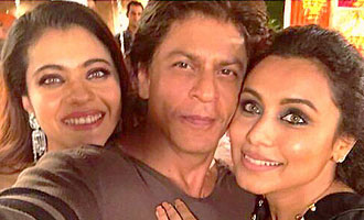 SRK, Kajol, Rani Mukerji's selfie moment