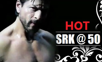 OH GOSH: Shah Rukh Khan @ 50 goes shirtless!