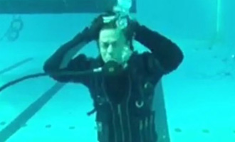 Shah Rukh Khan shares video of his underwater breath training