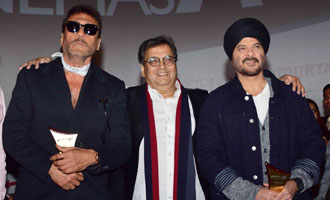 Anil Kapoor & Jackie Shroff at Launch of New Excelsior Mukta Cinemas A2