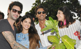 Sunny Leone, Arjun Rampal pledge to plant trees!