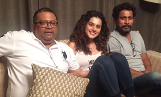 Taapsee on sets of Shoojit Sircar's 'Eve'