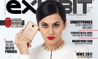 TECHIE BEAUTY: Taapsee on Exhibit cover