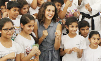 Taapsee gets nostalgic; visits her School
