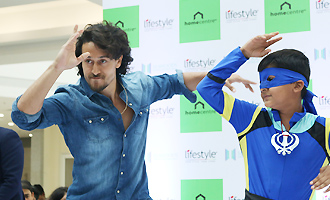 Tiger Shroff at Launch of Lifestyle New Store