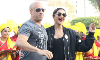 Deepika Padukone and Vin Diesel gets Traditional welcome in Aamchi Mumbai Style!