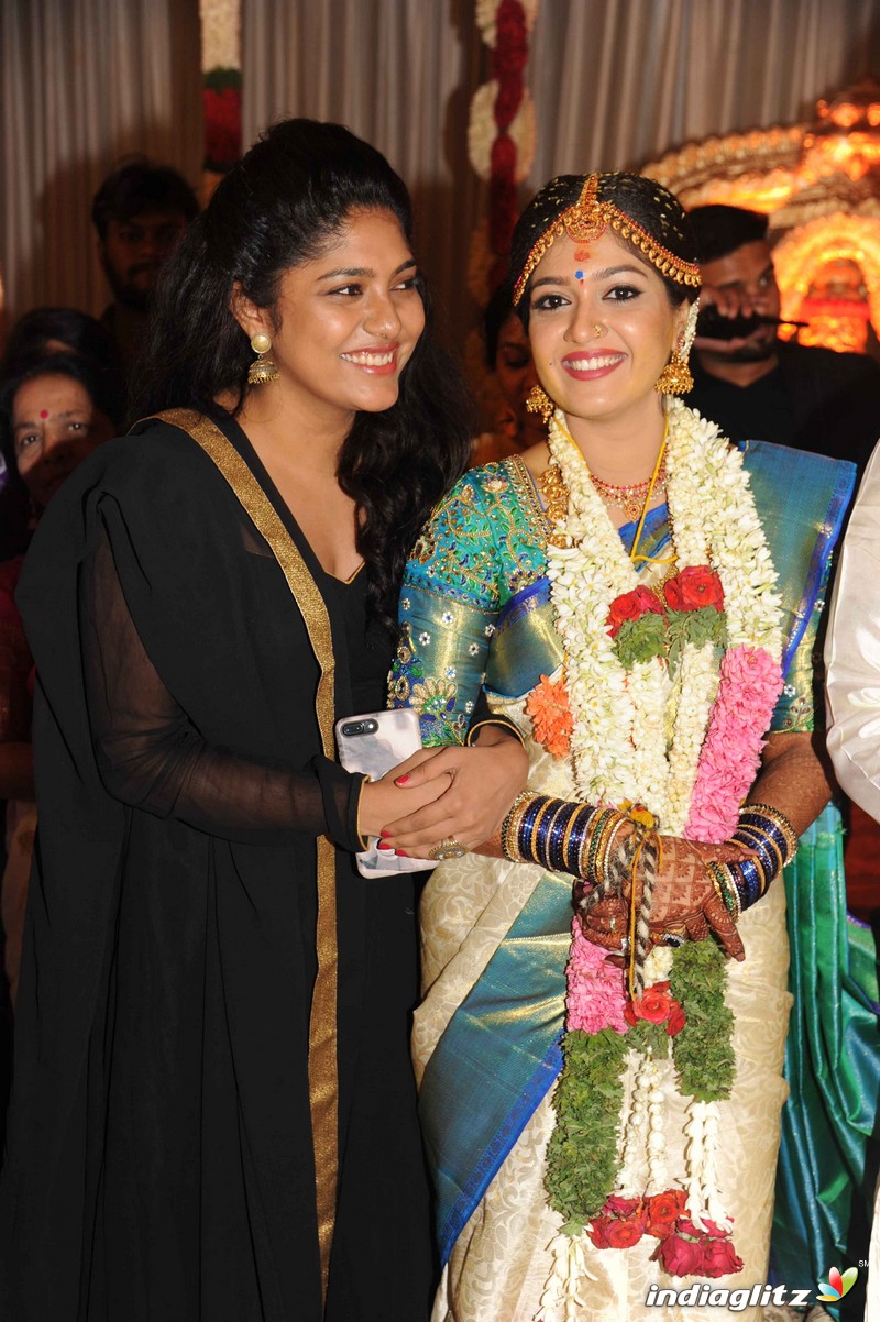 Meghana Raj With Chiranjeevi Sarja Wedding